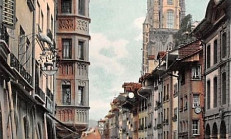 Bern, Kesslergasse und Münster