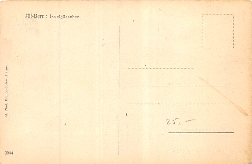 Bern, Inselgässchen