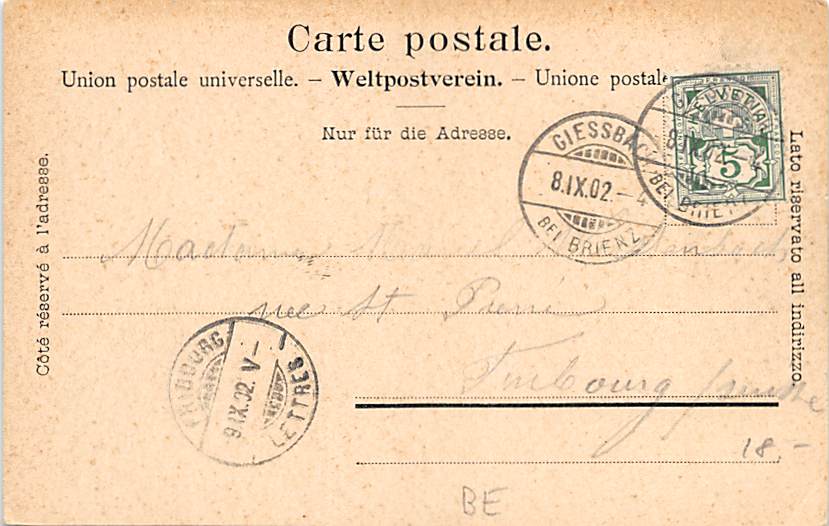 Giessbach, Gruss vom Giessbach