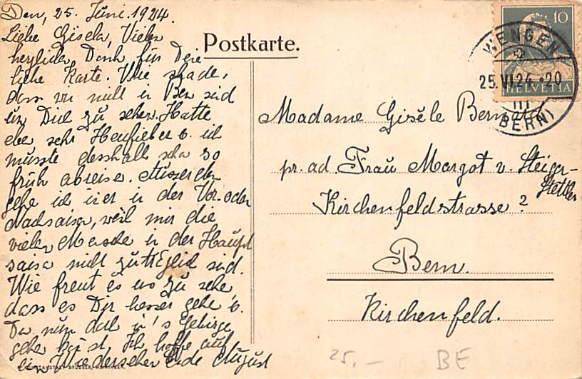 Wengen, Hotel Alpenruhe