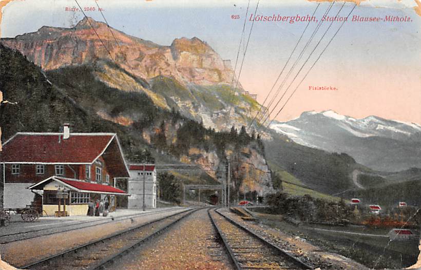 Lötschbergbahn, Station Blausee-Mitholz