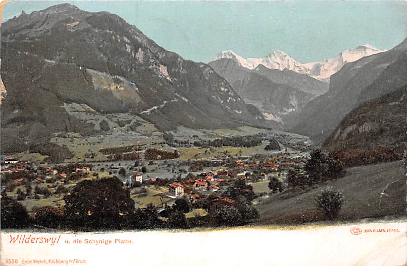 Wilderswil, u. die Schynige Platte