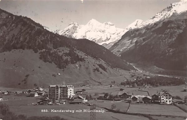 Kandersteg, mit Blümlisalp