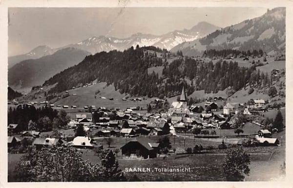Saanen, Totalansicht