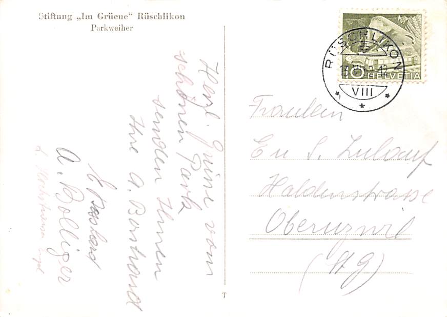 Rüschlikon, Stiftung "im Grünen"