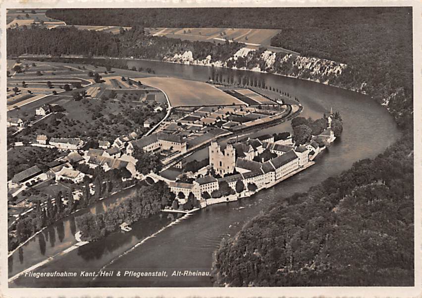 Rheinau, Fliegeraufnahme