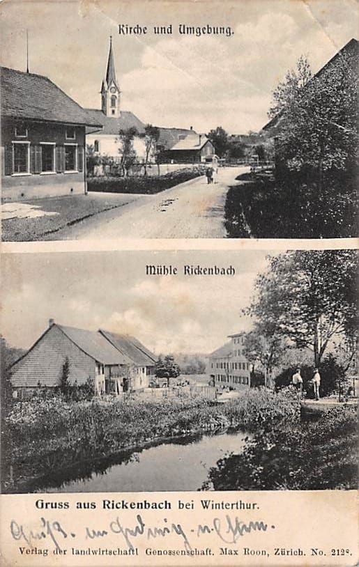 Rickenbach, Kirche und Umgebung