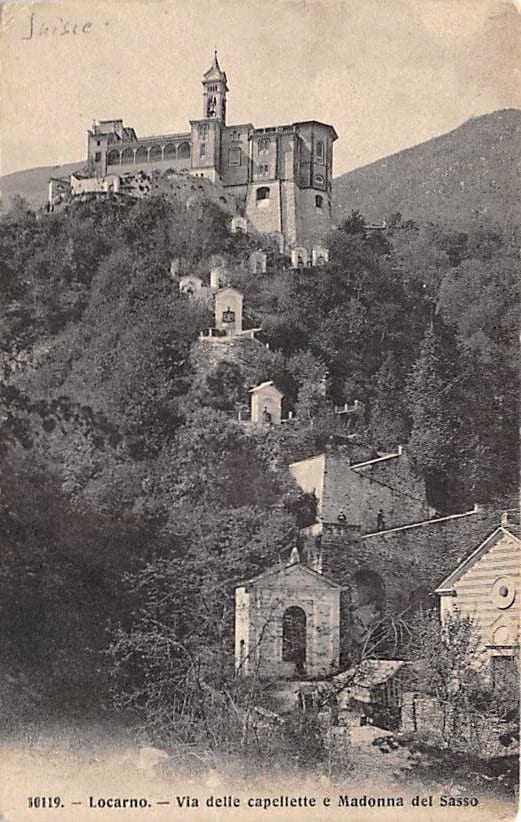 Locarno, Via delle capelle e Madonna del Sasso