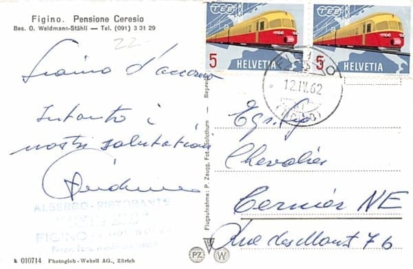 Figino, Pensione Ceresio