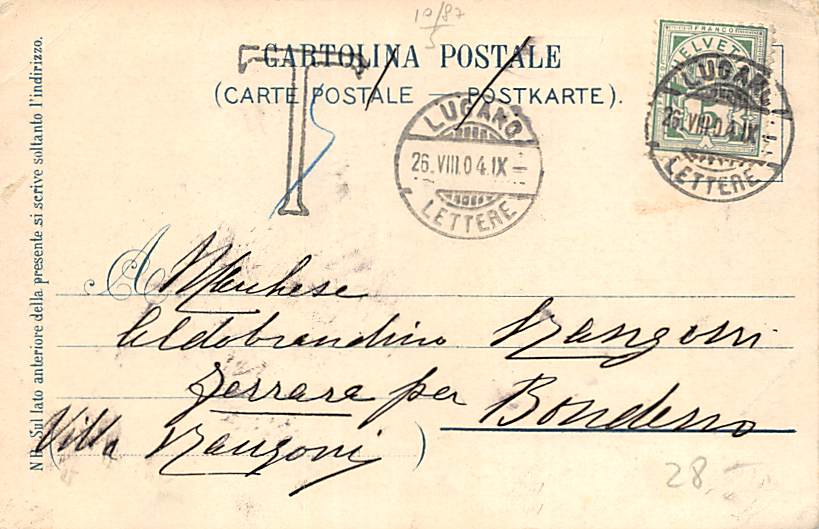 Capo San Martino, Lago di Lugano