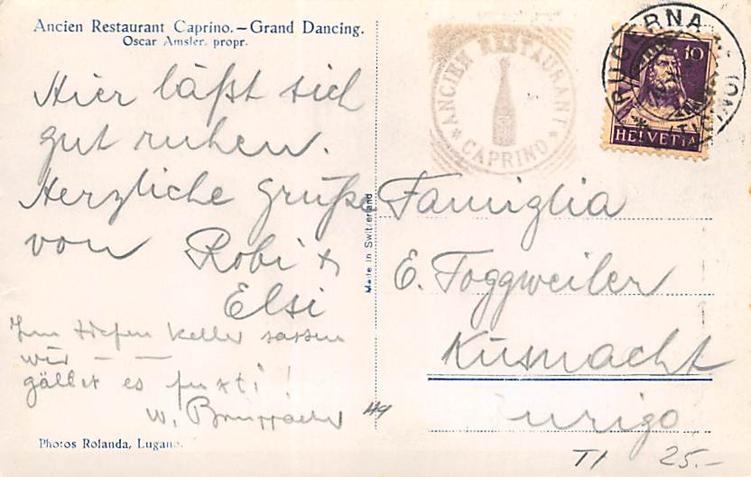 Caprino, Felsenkeller