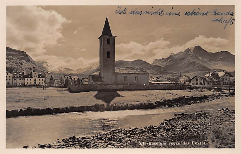 Sils Baselgia, gegen das Fextal