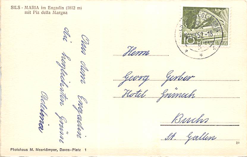 Sils Maria, mit Piz della Margna