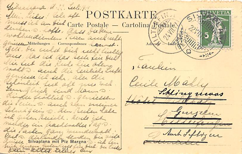 Silvaplana, mit Piz Margna