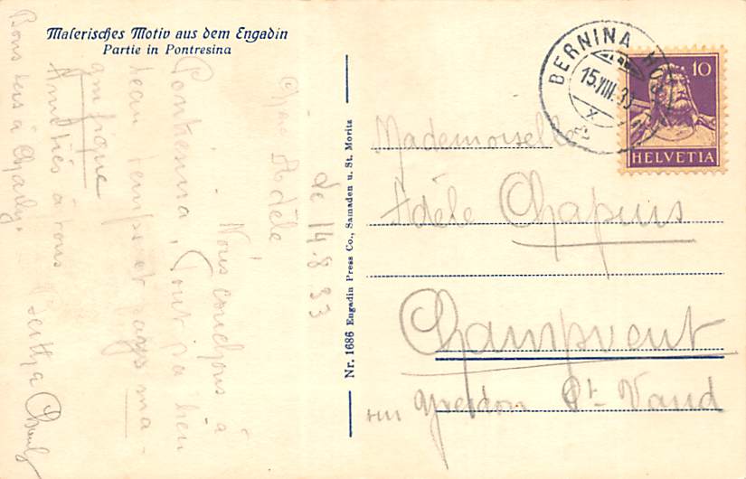 Pontresina, Malerisches Motiv