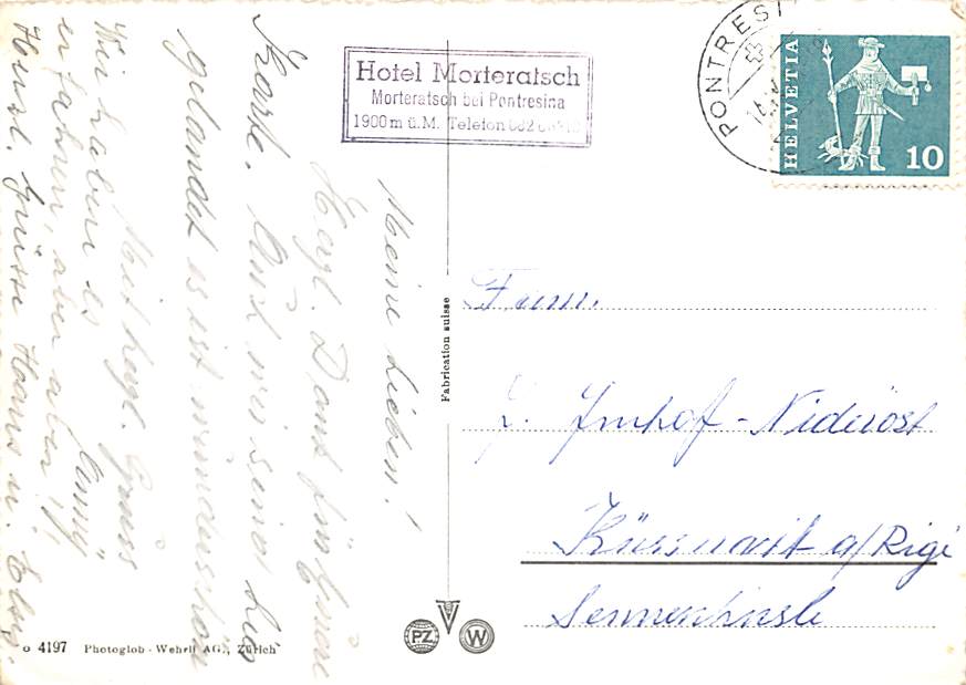 Pontresina, Hotel Morteratsch