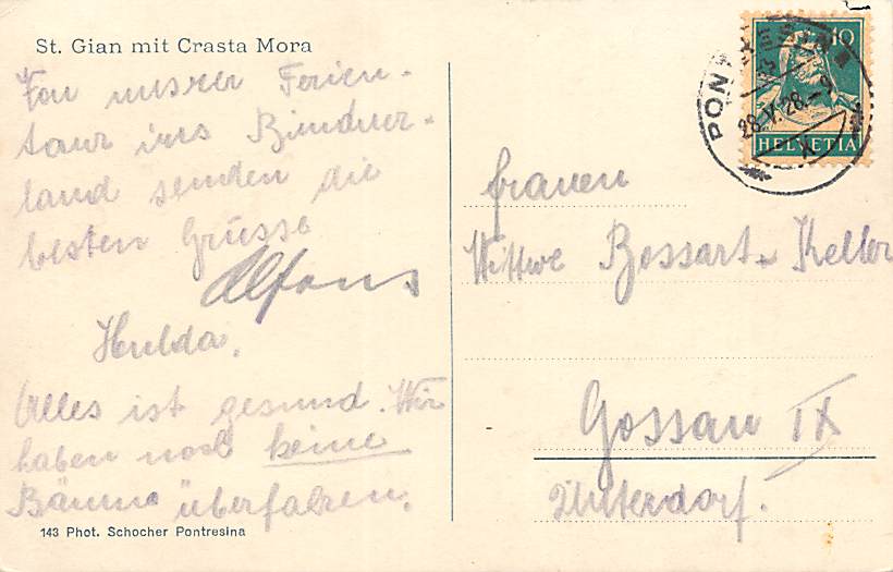 San Gian, mit Crasta Mora