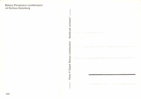 LIE - Balzers, Schloss Gutenberg