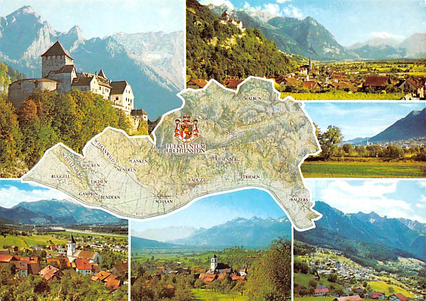 LIE - Vaduz, Triesen, Mauren, Schaan, Triesenberg