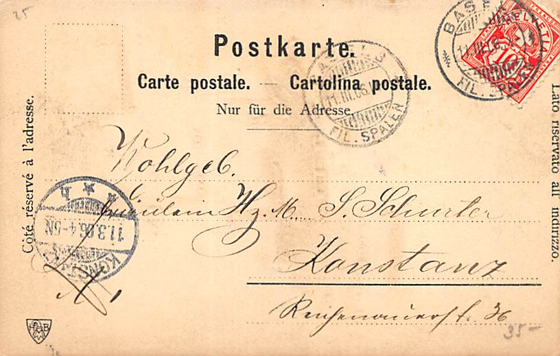 Basel, Kohleberg mit Lohnhof