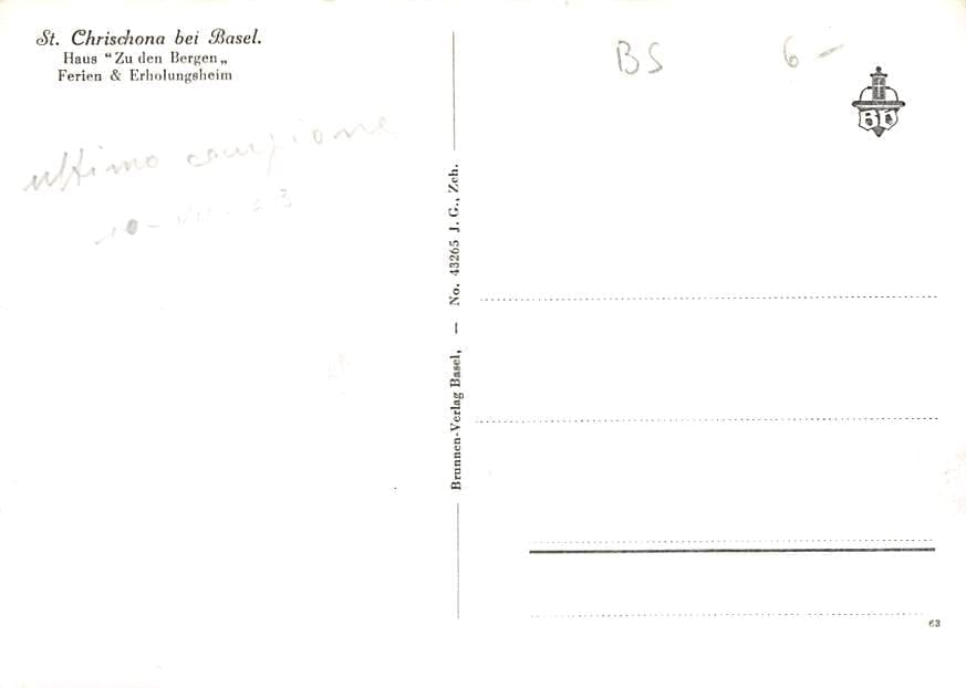 Basel, St. Chrischona