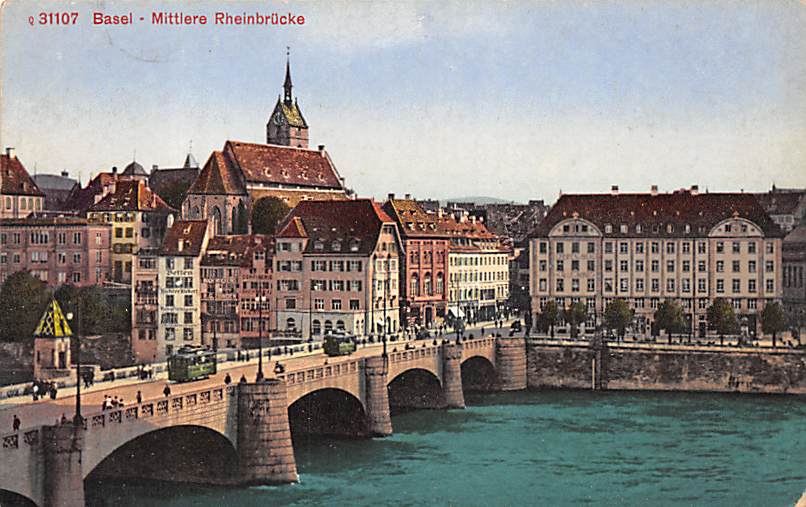 Basel, Mittlere Rheinbrücke