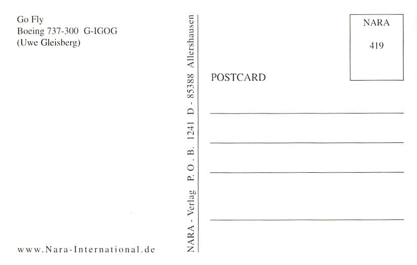 Boeing 737-300, Go Fly