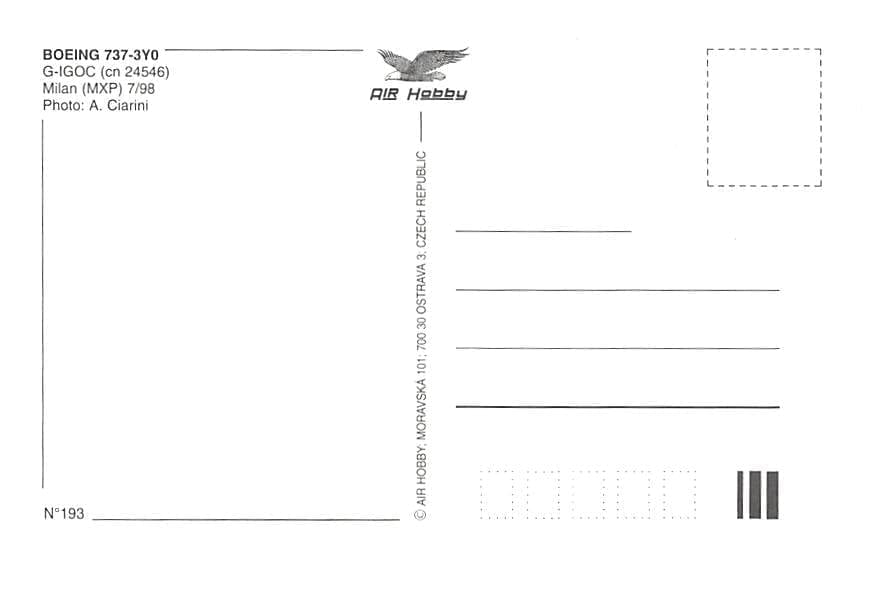Boeing 737-3Y0, Go Today