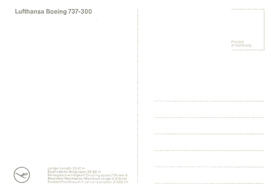 Boeing 737-300, Lufthansa