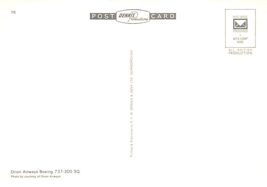 Boeing 737-300, Orion Airways