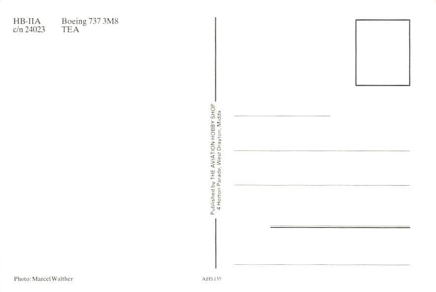 Boeing 737-3M8, TEA