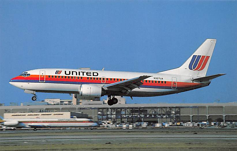 Boeing 737-322, United Airlines