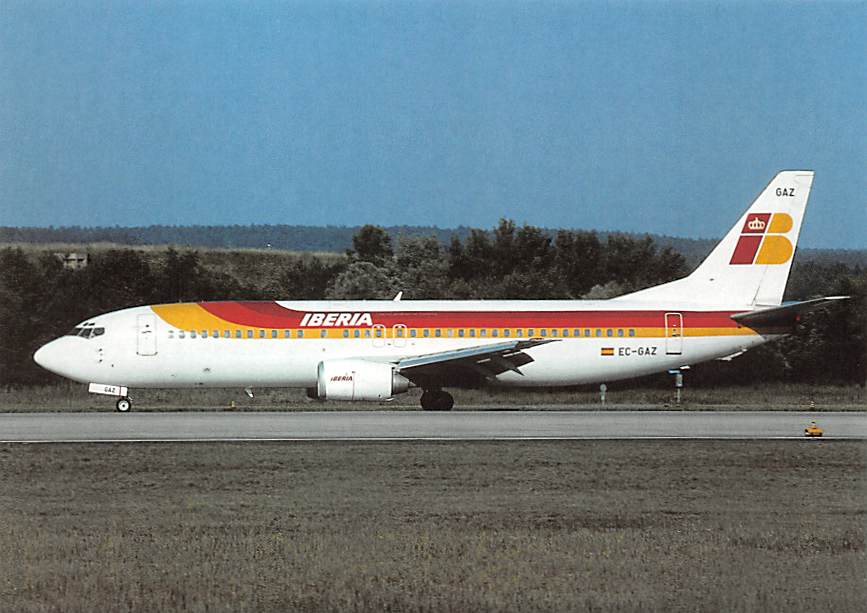 Boeing 737-4Y0, Iberia, Zürich