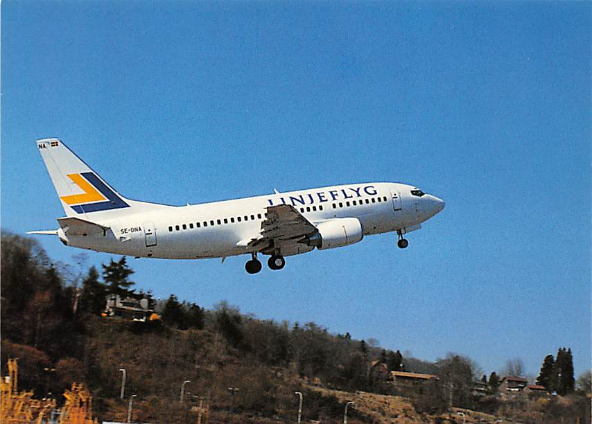 Boeing 737-500, Linjeflyg