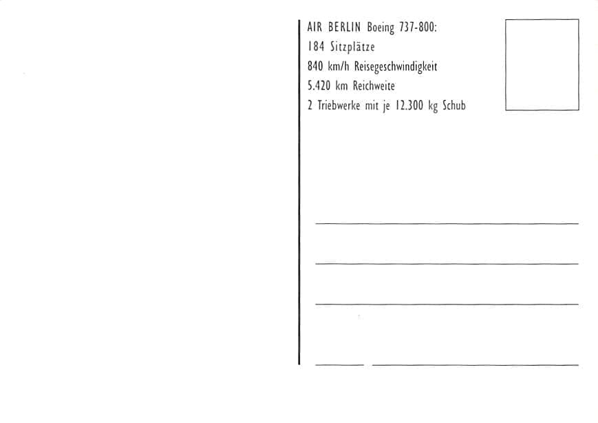 Boeing 737-800, Air Berlin