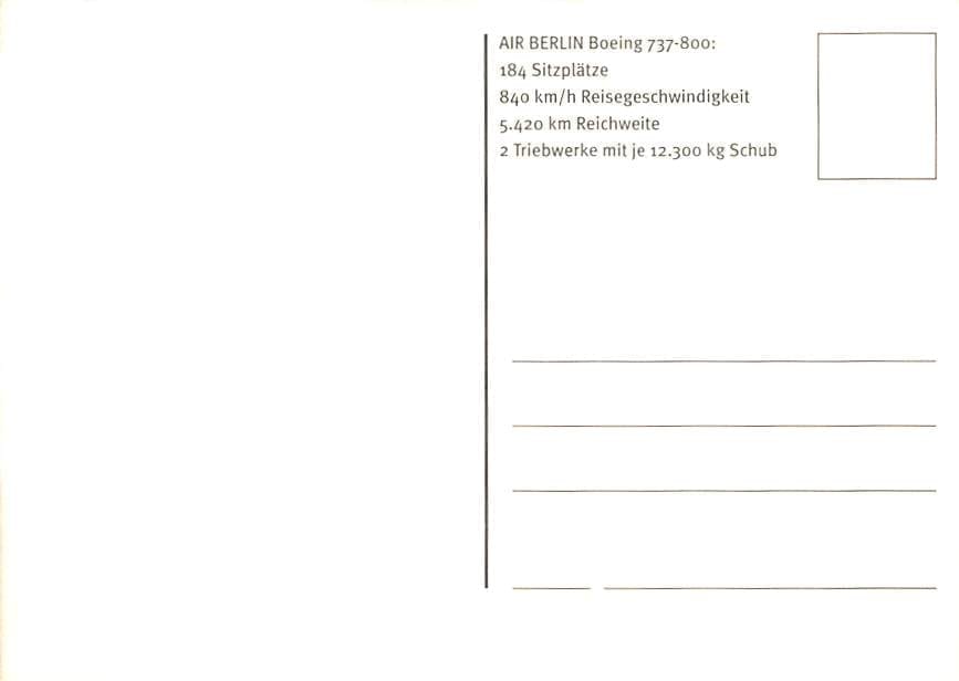 Boeing 737-800, Air Berlin
