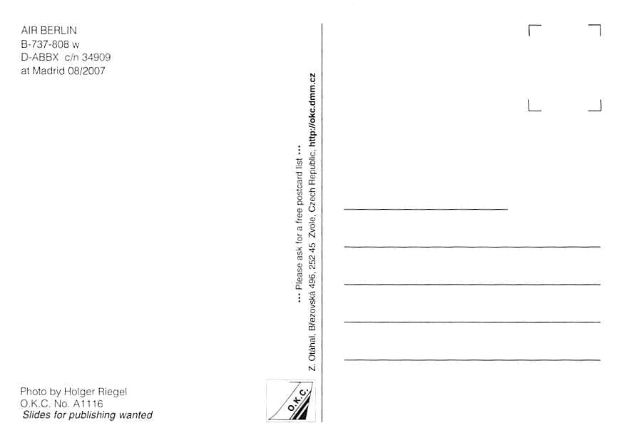 Boeing 737-808, Air Berlin