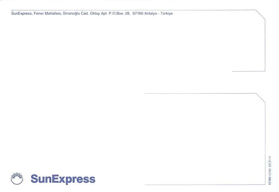 Boeing 737-800, Sun Express