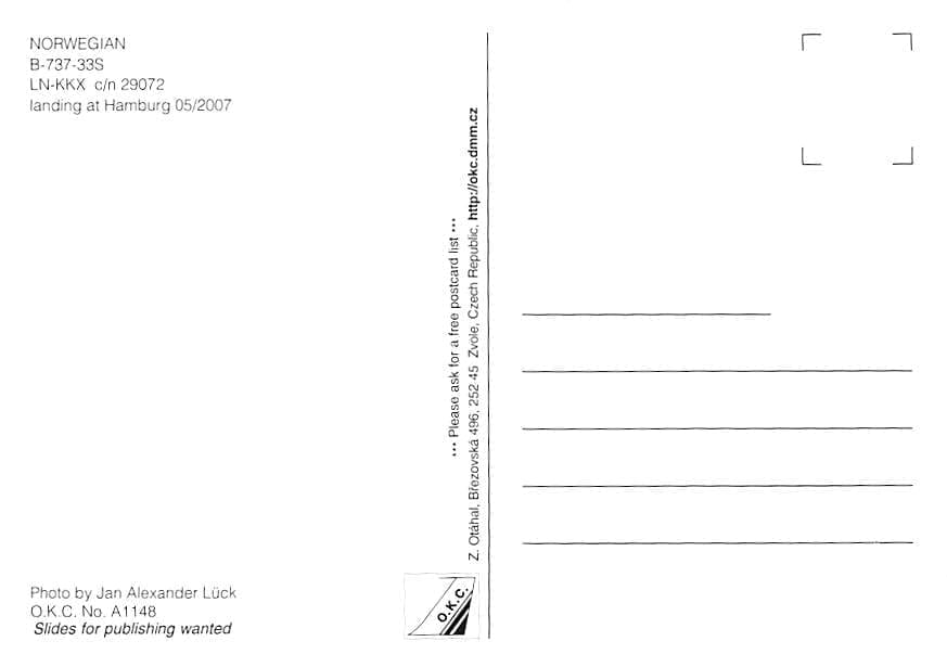 Boeing 737-33S, Norwegian