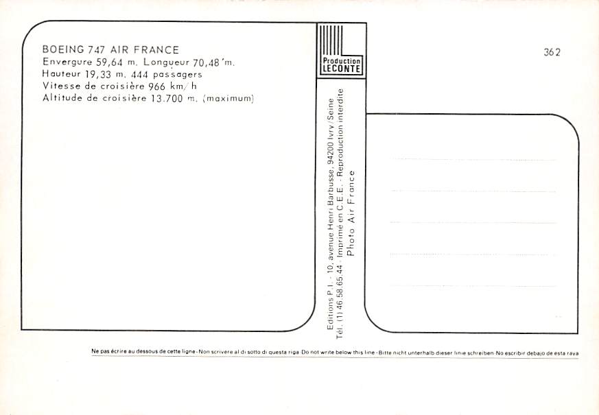 Boeing 747, Air France