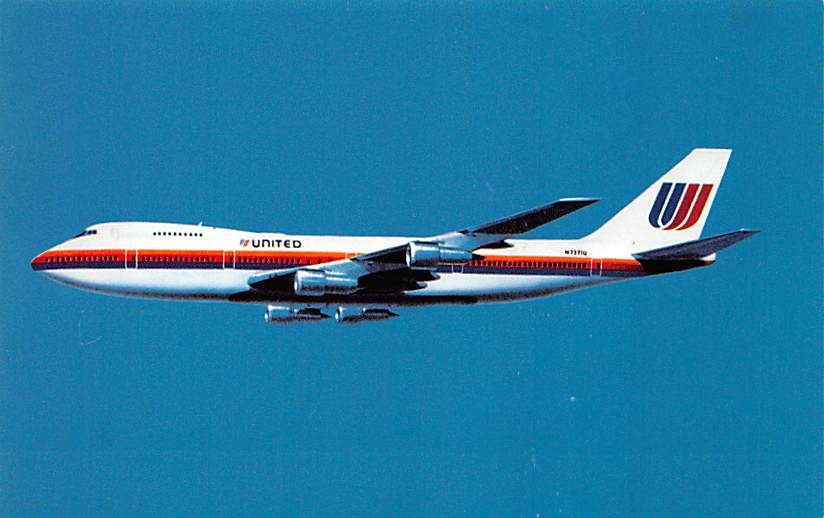 Boeing 747-100, United Airlines