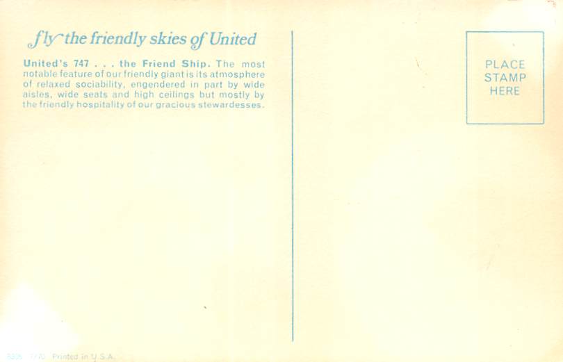 Boeing 747, United Airlines