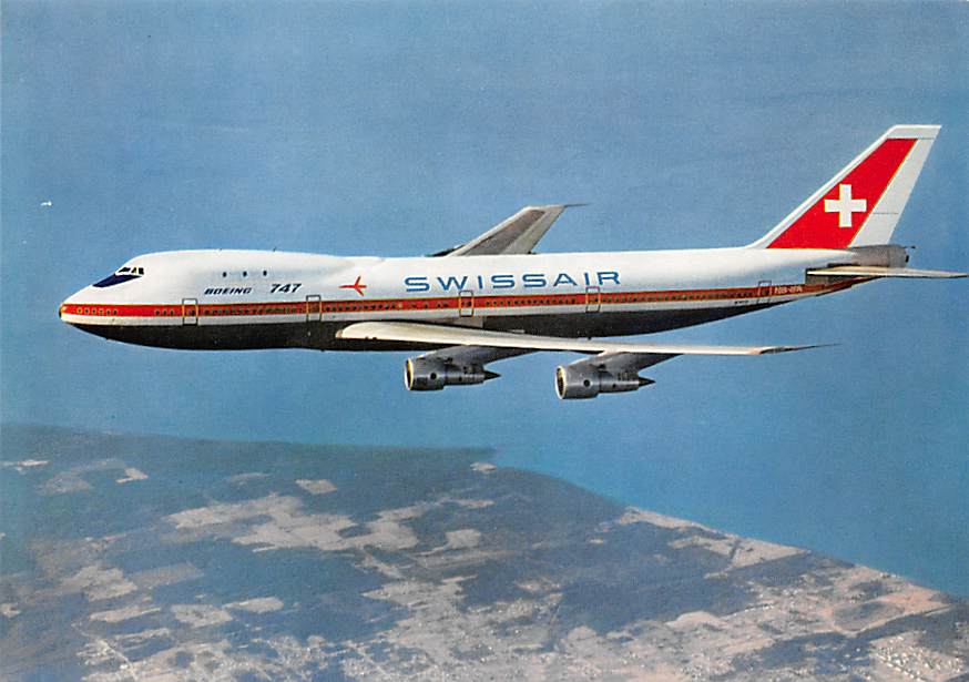 Boeing 747 B, Swissair