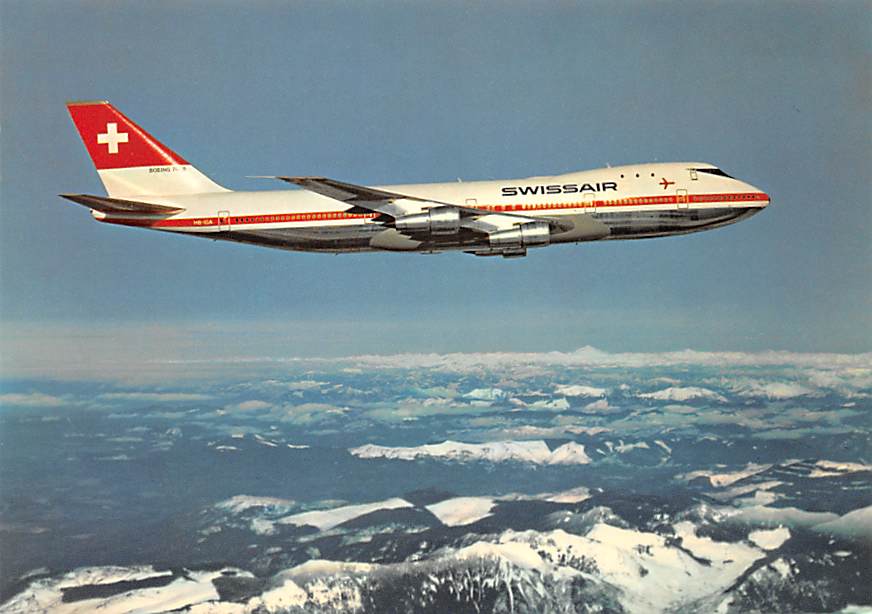Boeing 747 B, Swissair