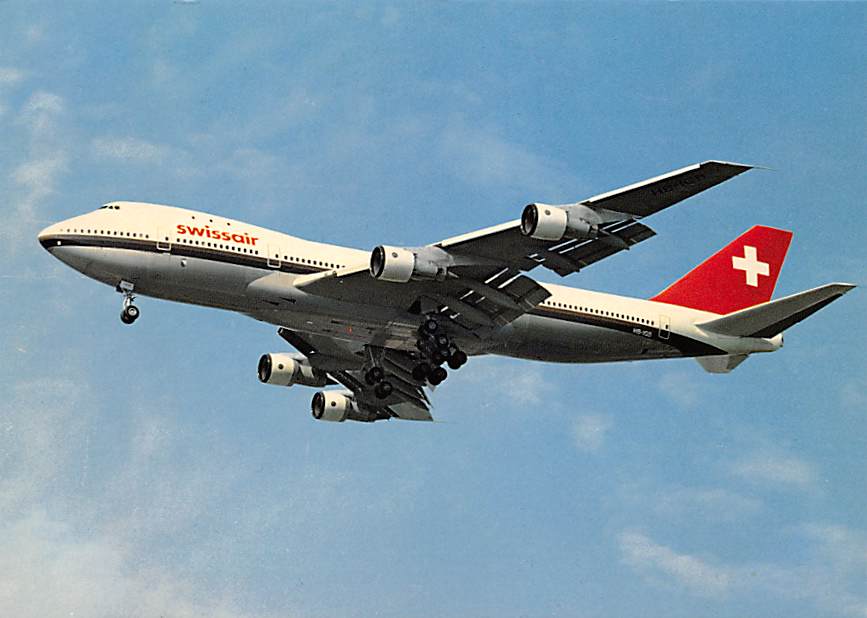 Boeing 747 B, Swissair