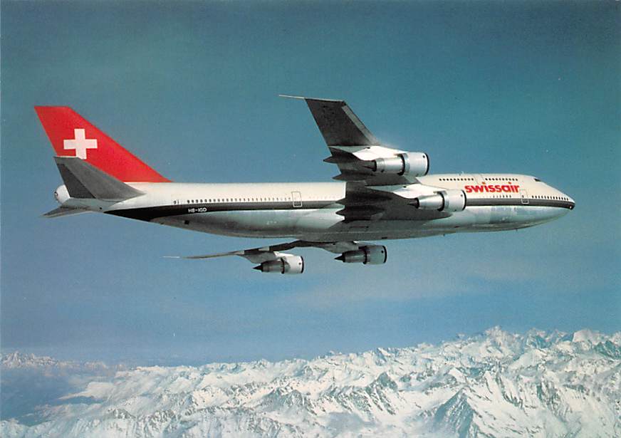 Boeing 747-357, Swissair