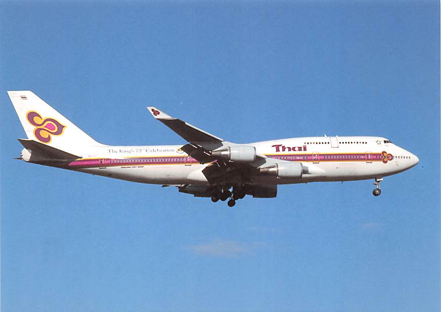 Boeing 747-4D7, Thai Airways