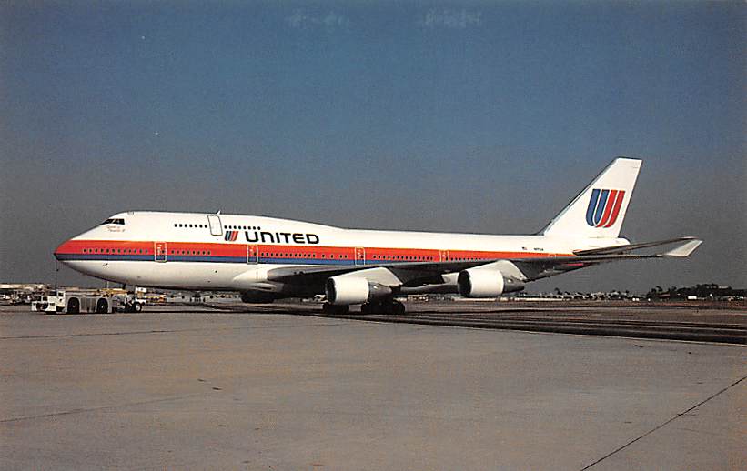 Boeing 747-422, United Airlines