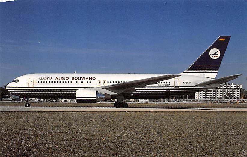 Boeing 767-204, Lloyd Aereo Boliviano