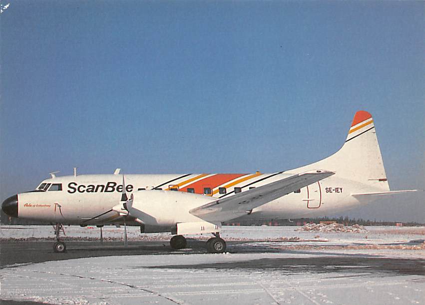 Convair CV-580, Scan Bee, Landvetter Airport